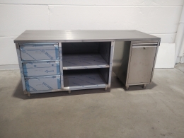 s/s work table cabinet